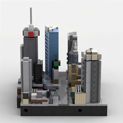 Times Square NYC City Skyline Building Kit | Compatible MOC - 4