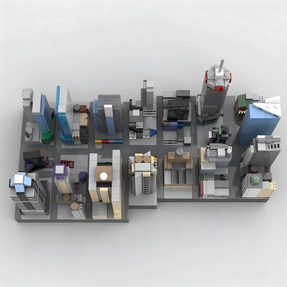 Times Square NYC City Skyline Building Kit | LEGO-Compatible MOC - 6