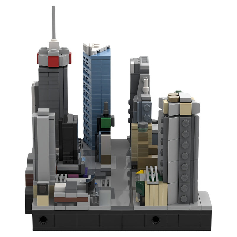 Times Square NYC Skyline MOC Building Kit - 2