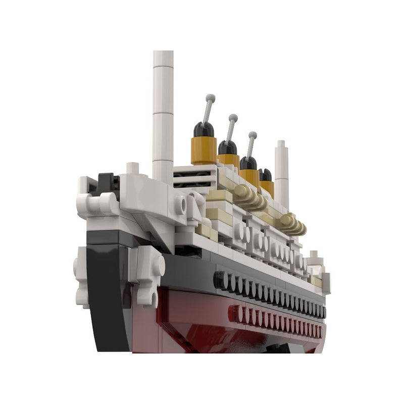 Titanic Mini Ocean Liner MOC Building Kit | Historical Ship Display Model - 3
