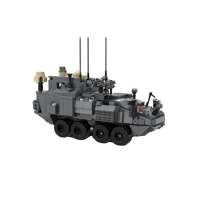 TLS-BCT EW Stryker Electronic Warfare MOC Building Kit | 715 PCS Armored IFV - 1