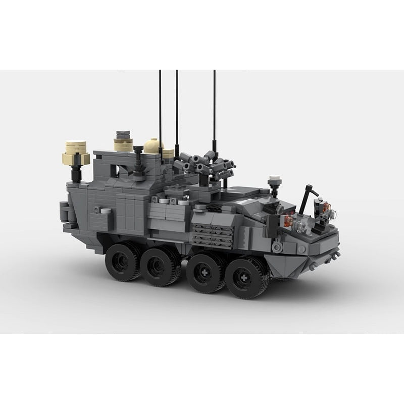 TLS-BCT EW Stryker Electronic Warfare MOC Building Kit | 715 PCS Armored IFV - 2