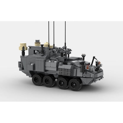 TLS-BCT EW Stryker Electronic Warfare MOC Building Kit | 715 PCS Armored IFV - 2