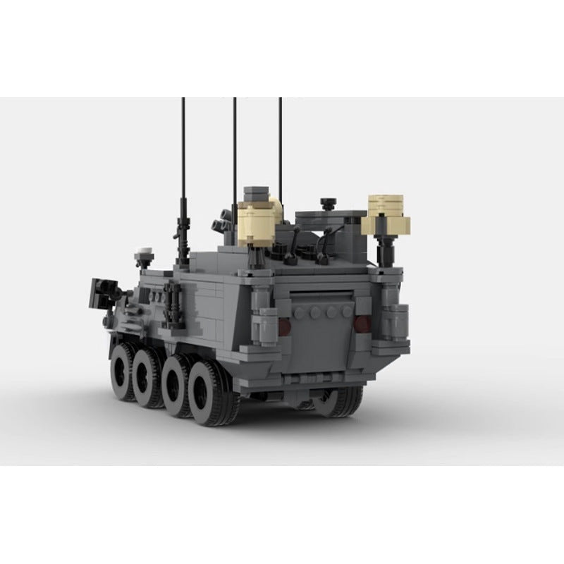TLS-BCT EW Stryker Electronic Warfare MOC Building Kit | 715 PCS Armored IFV - 3