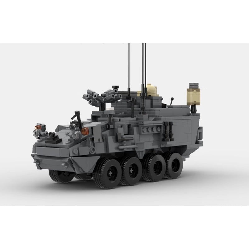 TLS-BCT EW Stryker Electronic Warfare MOC Building Kit | 715 PCS Armored IFV - 4