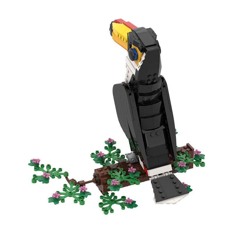 Toco Toucan MOC Building Kit | Tropical Bird Display Model Set - 1