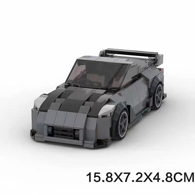 Tokyo Drift Style JDM Tuner MOC Sports Car Building Kit - 6