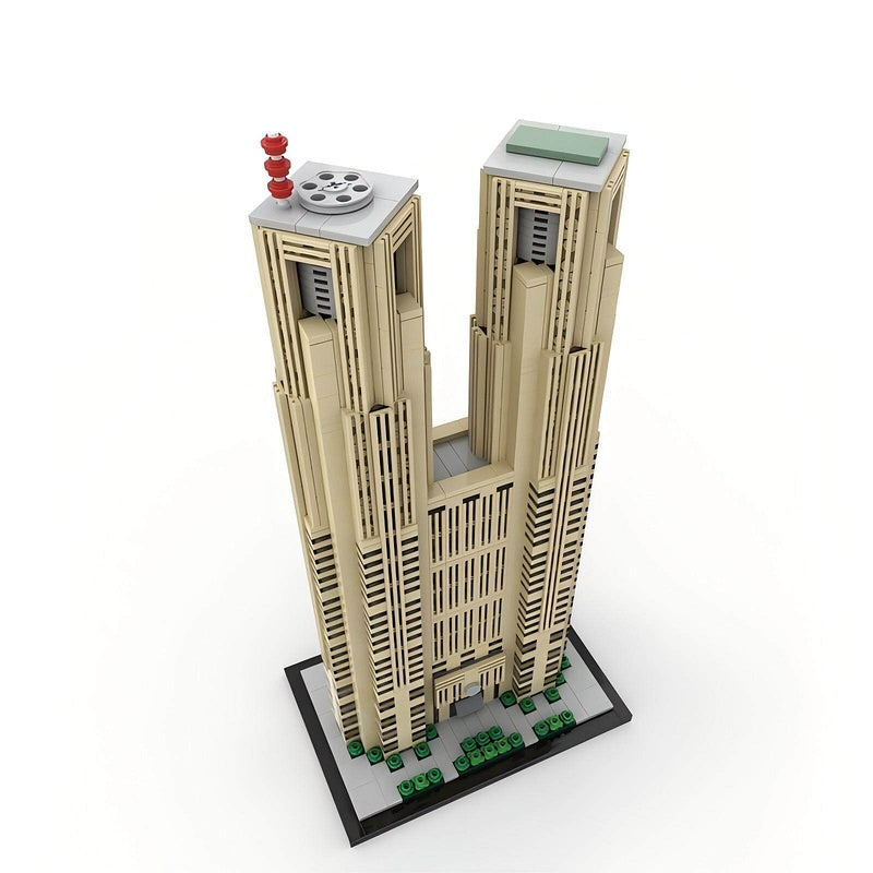 Tokyo Metropolitan Government Building 1:800 Building Kit | LEGO-Compatible MOC - 1