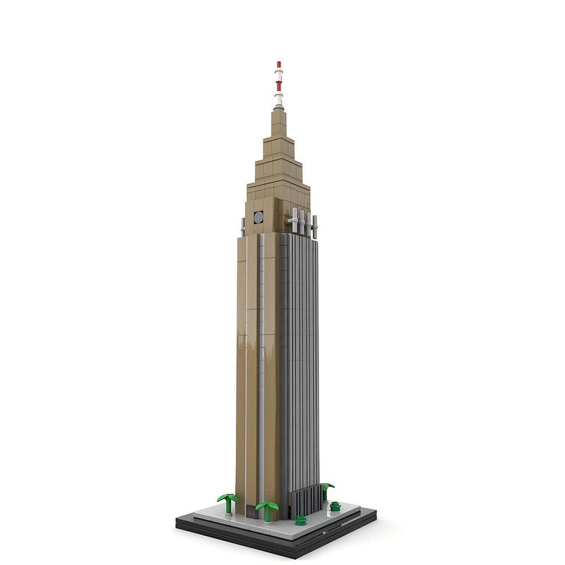 Tokyo Yoyogi Clock Tower Skyscraper Building Kit | LEGO-Compatible MOC - 3