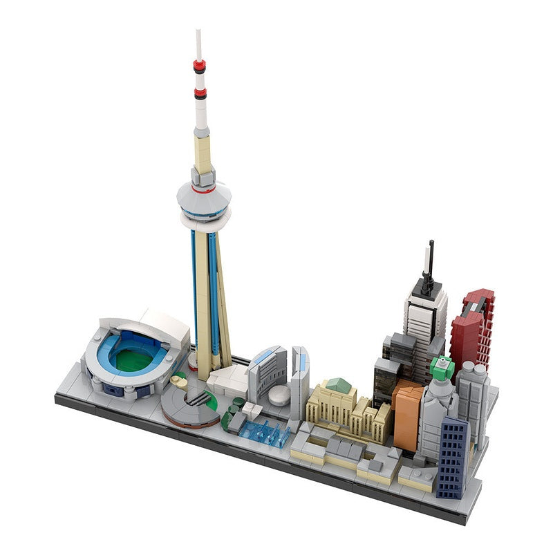 Toronto City Skyline MOC Building Kit | Urban Architecture Model - 8