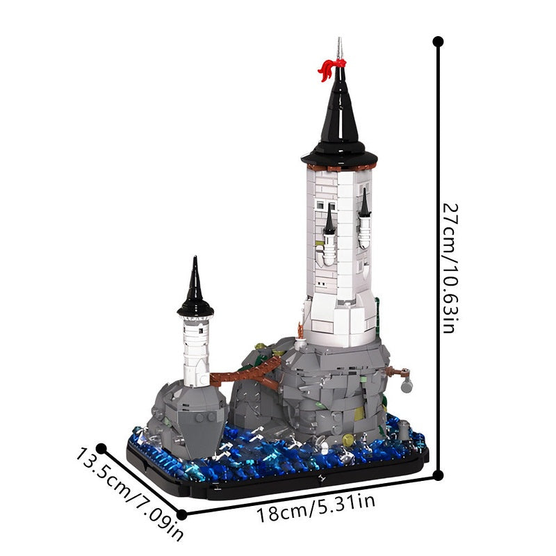 Tower In The Coast MOC Coastal Architecture Building Kit - 4