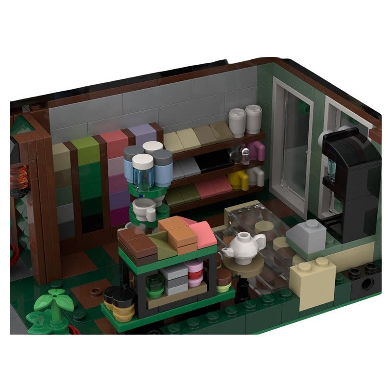 Town Square Corner Modular MOC Building Kit - 2