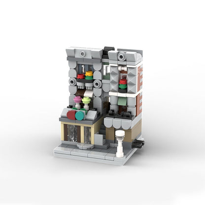 Toy Store & City Shops MOC Modular Building Kit | Urban Architecture Model - 11
