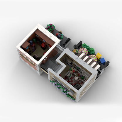 Toy Store & City Shops MOC Modular Building Kit | Urban Architecture Model - 3