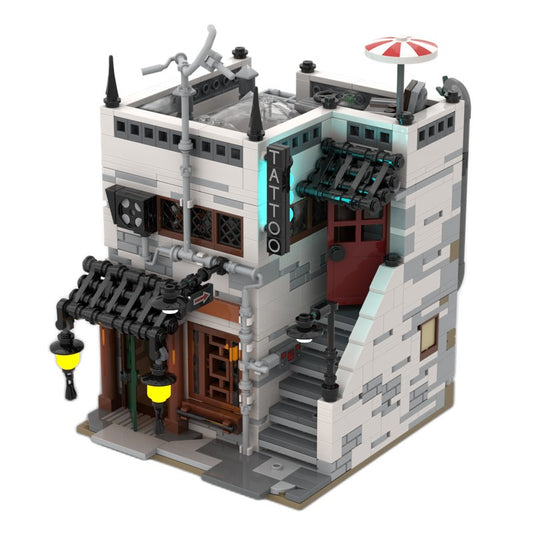 Traditional Chinese Medicine Shop Building Kit | MOC-108766 - 1