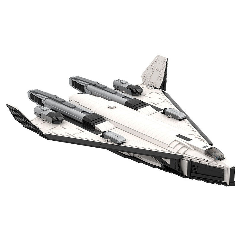 Trans-Atmospheric SSTO Shuttle Building Kit | LEGO-Compatible MOC - 4