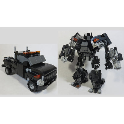 Transformable Armored Pickup Mecha MOC Building Kit - 2