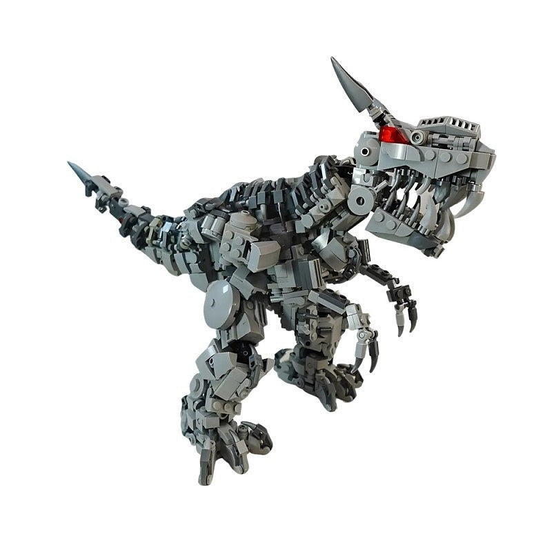 Transforming Dinobot Mecha Dinosaur MOC Building Kit - 5
