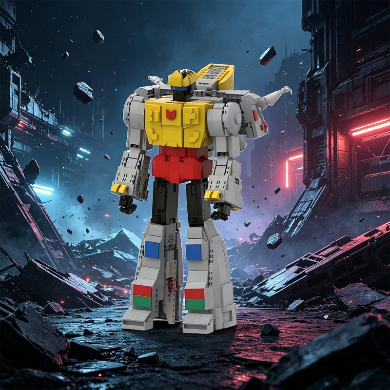 Transforming G1 Mecha Dinosaur MOC Building Kit | Transformable Robot Model - 1
