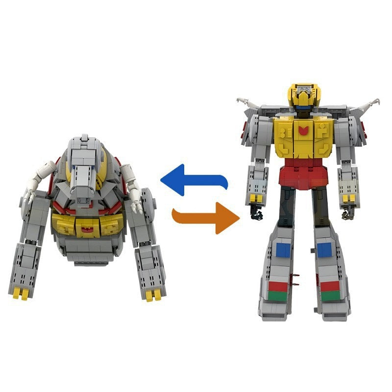 Transforming G1 Mecha Dinosaur MOC Building Kit | Transformable Robot Model - 2