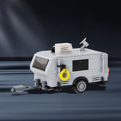 Travel Trailer MOC Building Kit | Camping RV Vehicle Model - 2