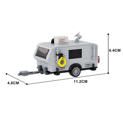 Travel Trailer MOC Building Kit | Camping RV Vehicle Model - 3