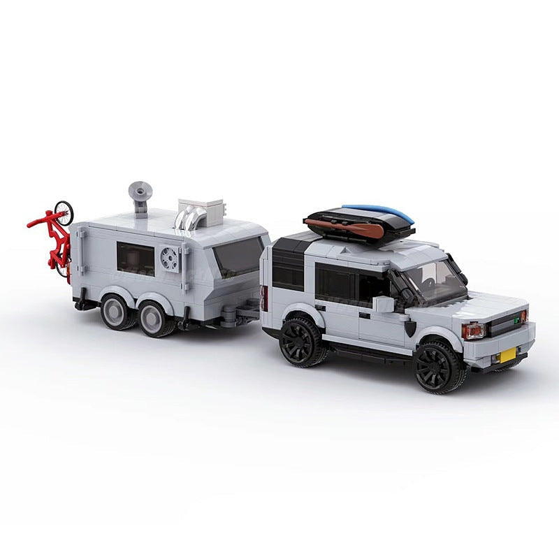 Travel Trailer MOC Building Kit | Camping RV Vehicle Model - 5