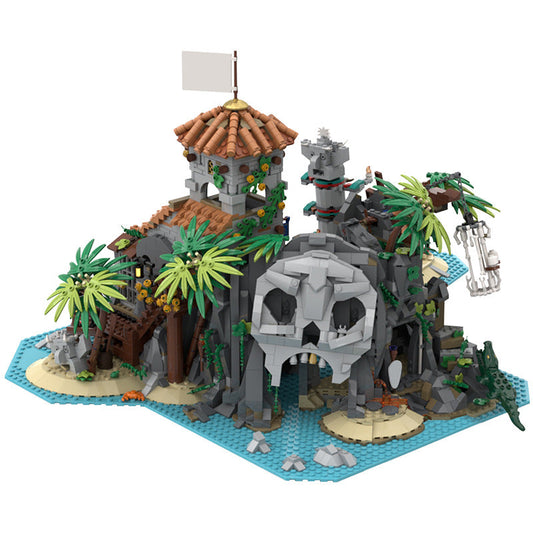 Treasure Island Building Kit | Pirates Bay | LEGO-Compatible MOC - 1