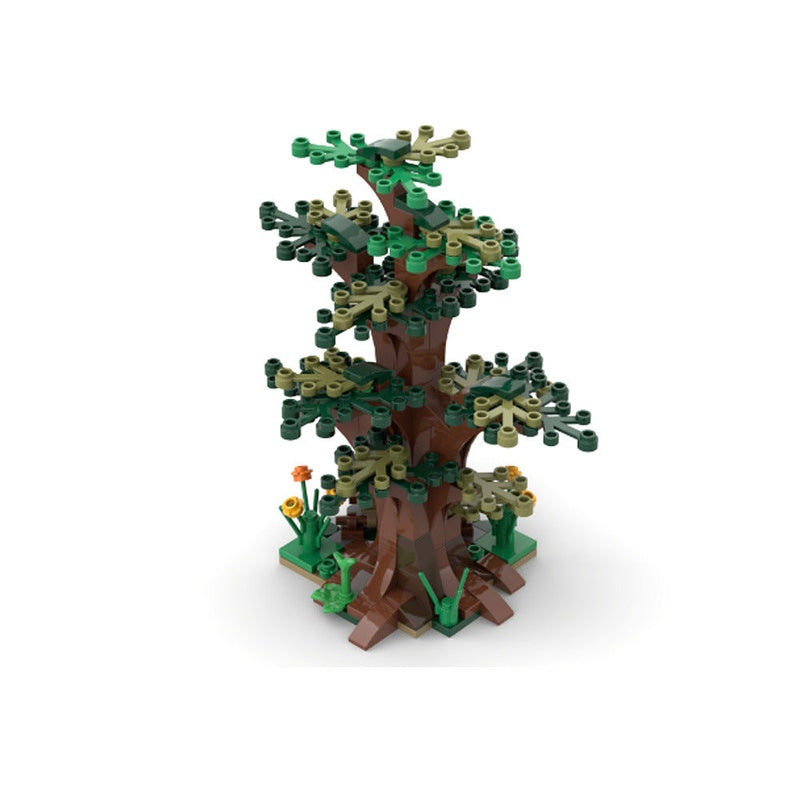 Tree and Bench MOC Building Kit | Nature Display Scene - 3