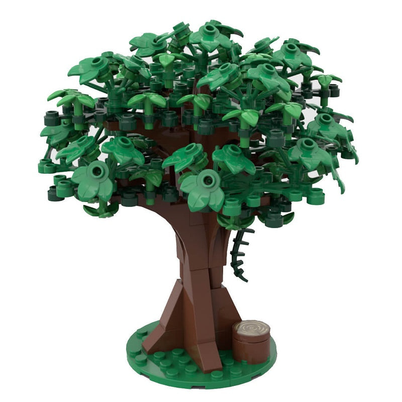 Tree MOC Building Kit | Botanical Display Sculpture Model - 1