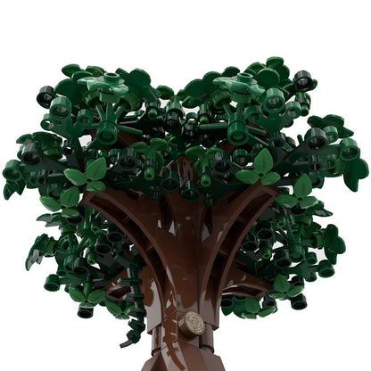 Tree MOC Building Kit | Botanical Display Sculpture Model - 3