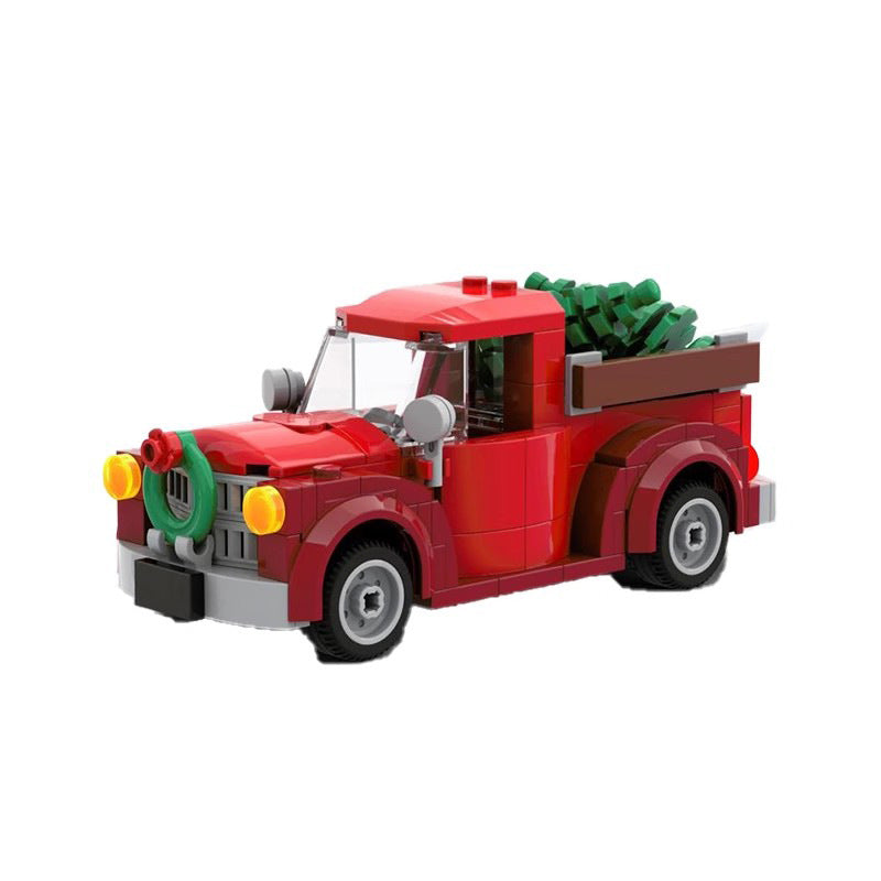 Tree Seller Truck Building Kit | CHRISTMAS | LEGO-Compatible MOC - 1