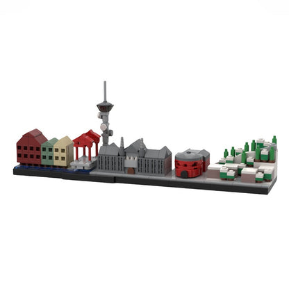 Trondheim Skyline MOC Architecture Building Kit - 3