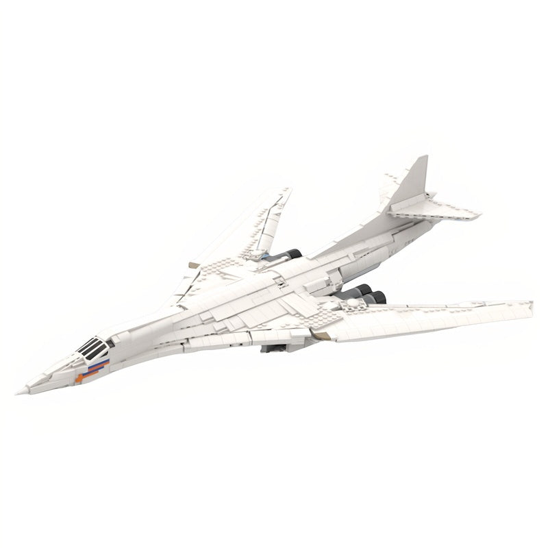 TU-160 Strategic Bomber Aircraft MOC Building Kit - 1
