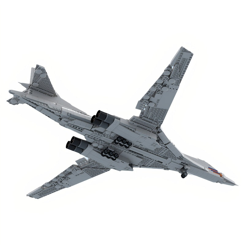 TU-160 Strategic Bomber Aircraft MOC Building Kit - 2