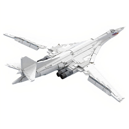 TU-160 Strategic Bomber Aircraft MOC Building Kit - 4