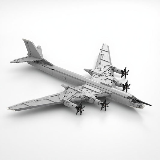 TU-95 Bear Turboprop Bomber MOC Building Kit - 1