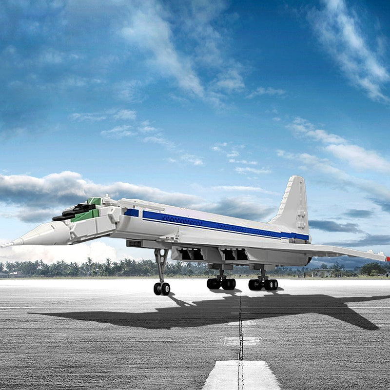 Tupolev Tu-144D Supersonic Aircraft MOC Building Kit - 2