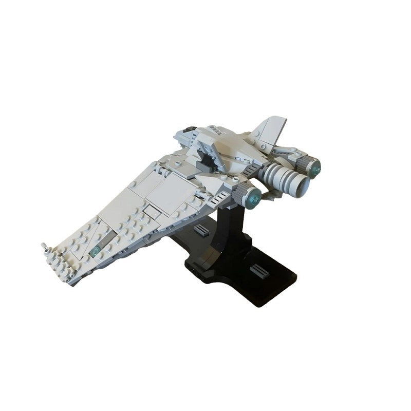 Twin-Nacelle Starfighter MOC Building Kit | Midi-Scale Spacecraft - 4