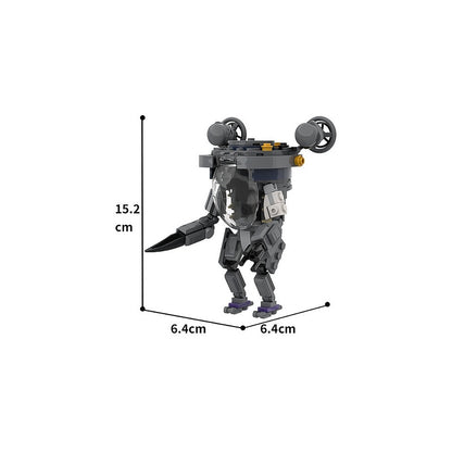 Twin-Thruster Deep-Sea Exosuit MOC Building Kit - 4