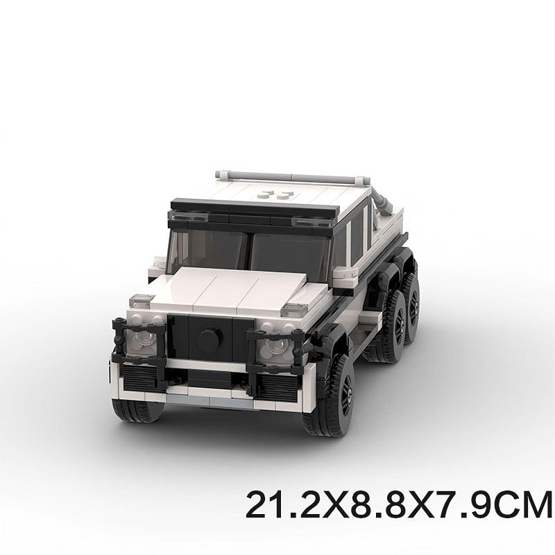 Twin-Turbo V8 6x6 Off-Road Truck Building Kit | 8-Stud LEGO-Compatible MOC - 6