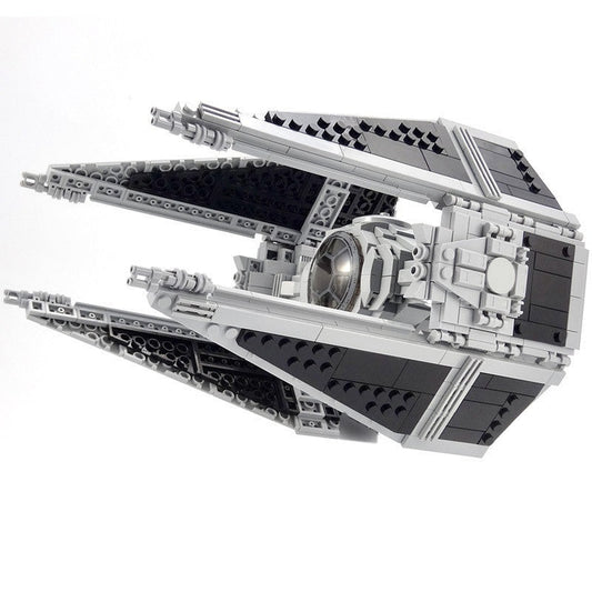 Twin Wing Interceptor MOC Starfighter Building Kit | UCS-Style Spacecraft - 1