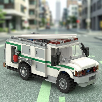 Type 6 Forest Fire Brush Truck MOC Building Kit - 5