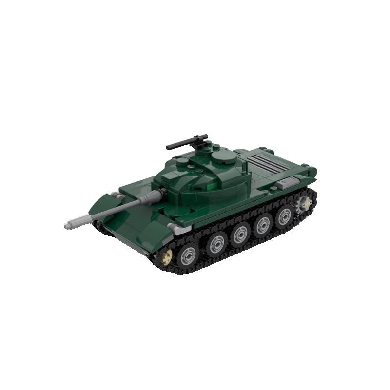 Type 62 Light Tank MOC Building Kit | Military Armored Vehicle Model - 1