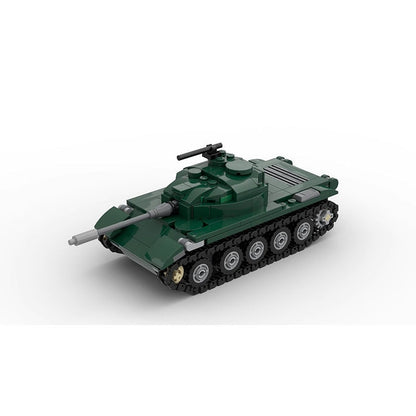 Type 62 Light Tank MOC Building Kit | Military Armored Vehicle Model - 3