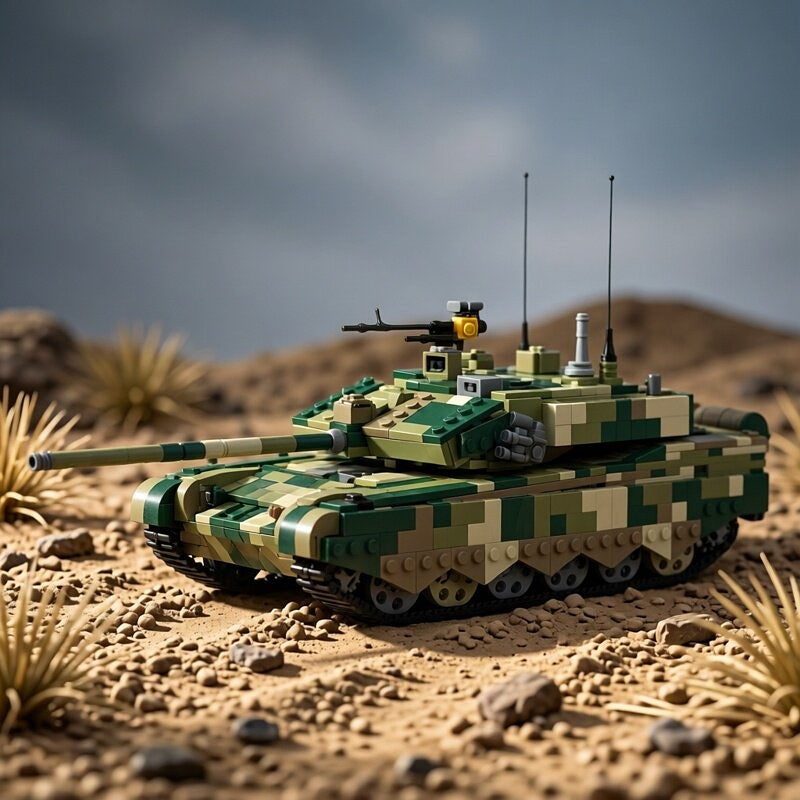 Type 99A 1:35 Main Battle Tank MOC Building Kit - 2