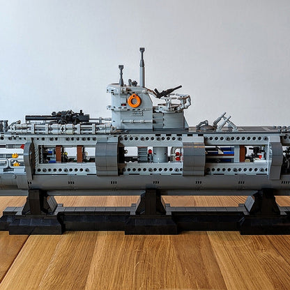 U-Boat Type VIIC Submarine MOC Building Kit | WWII Naval Display Model - 3