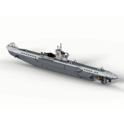 U-Boat Type VIIC Submarine MOC Building Kit | WWII Naval Display Model - 4