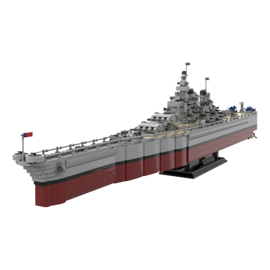 u.s missouri bb-63 building set | moc-196414 - 2
