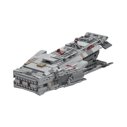 UCS Space Cargo Ship Escape Pod Building Kit | LEGO-Compatible MOC - 2